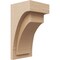 Ekena Millwork 6"W x 6"D x 12"H Wide Rivera Rough Cedar Woodgrain TimberThane Corbel, Primed Tan CORUR06X06X12RIVRCPR - alternate 1